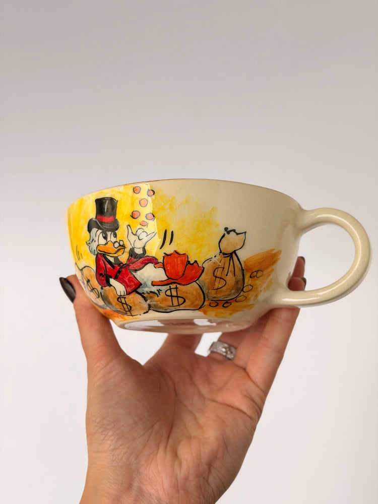 Duck handmade ceramic mug