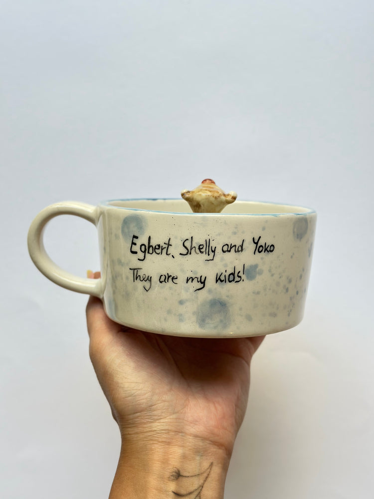 Ground sloth handmade ceramic mug