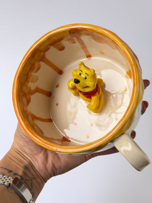 Yellow Teddy handmade ceramic mug