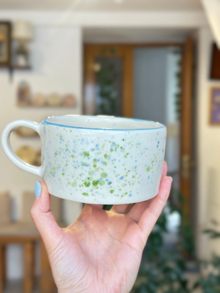 Cat handmade ceramic mug