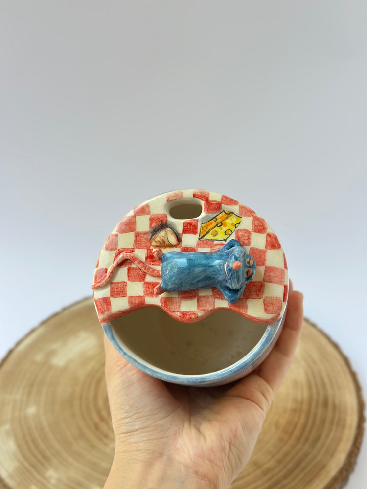 Little Chef handmade takeaway mug