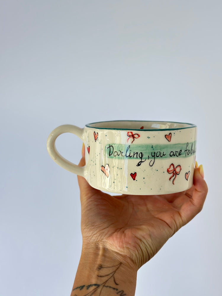 Handmade ceramic mug