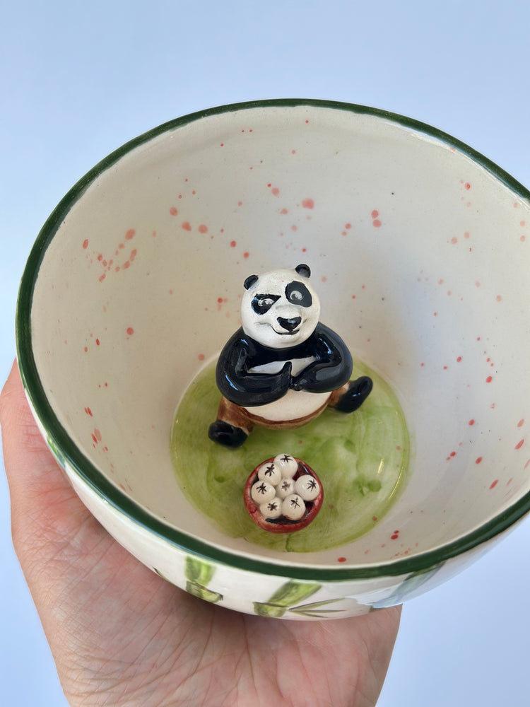 Panda handmade ceramic mug