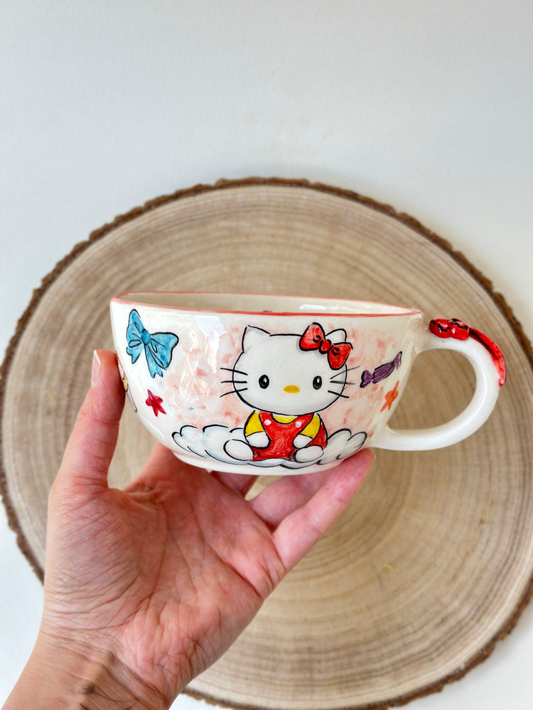 Sweet Cat  handmade mug