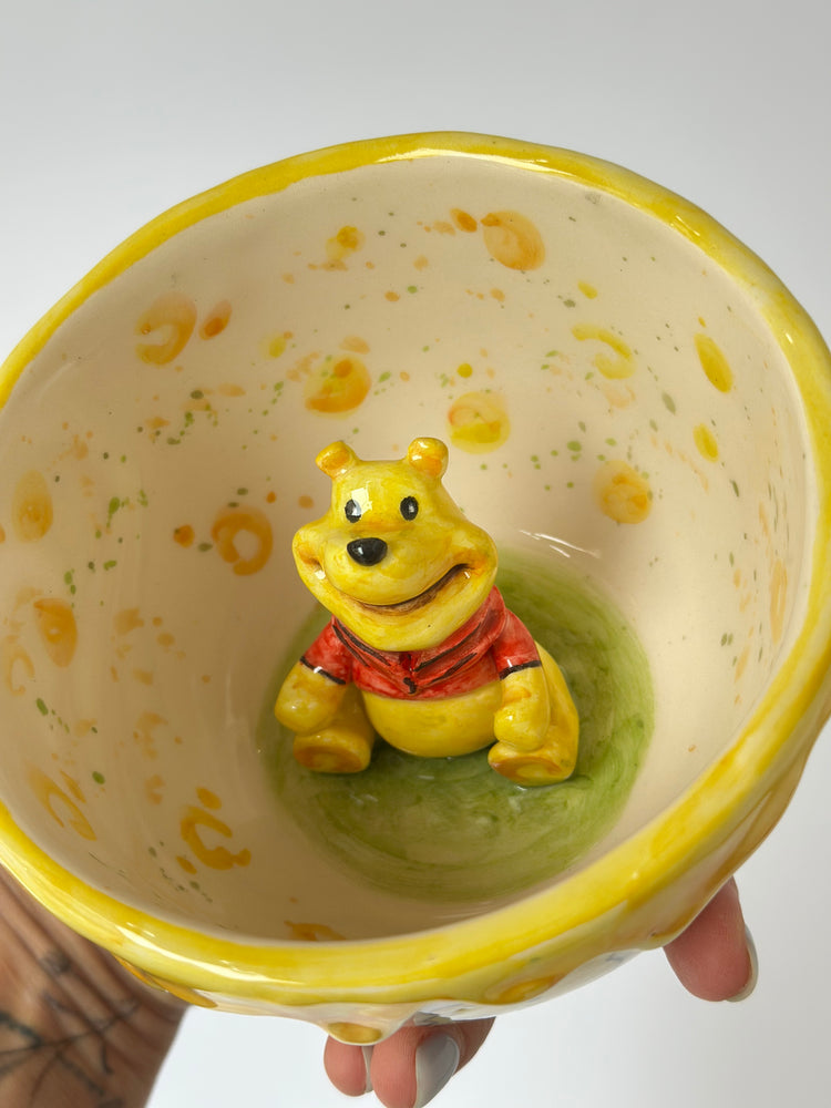Bear handmade mug ceramic