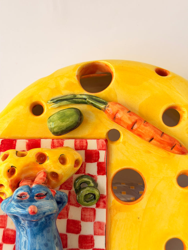 Little Chef handmade ceramic lamp