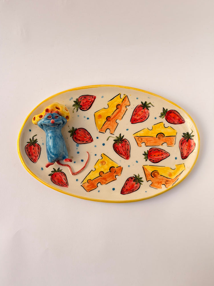 Little Chef handmade ceramic plate