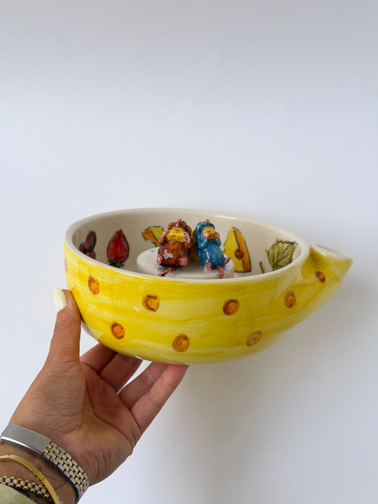 Handmade ceramic fruit washing bowl (pre-order)