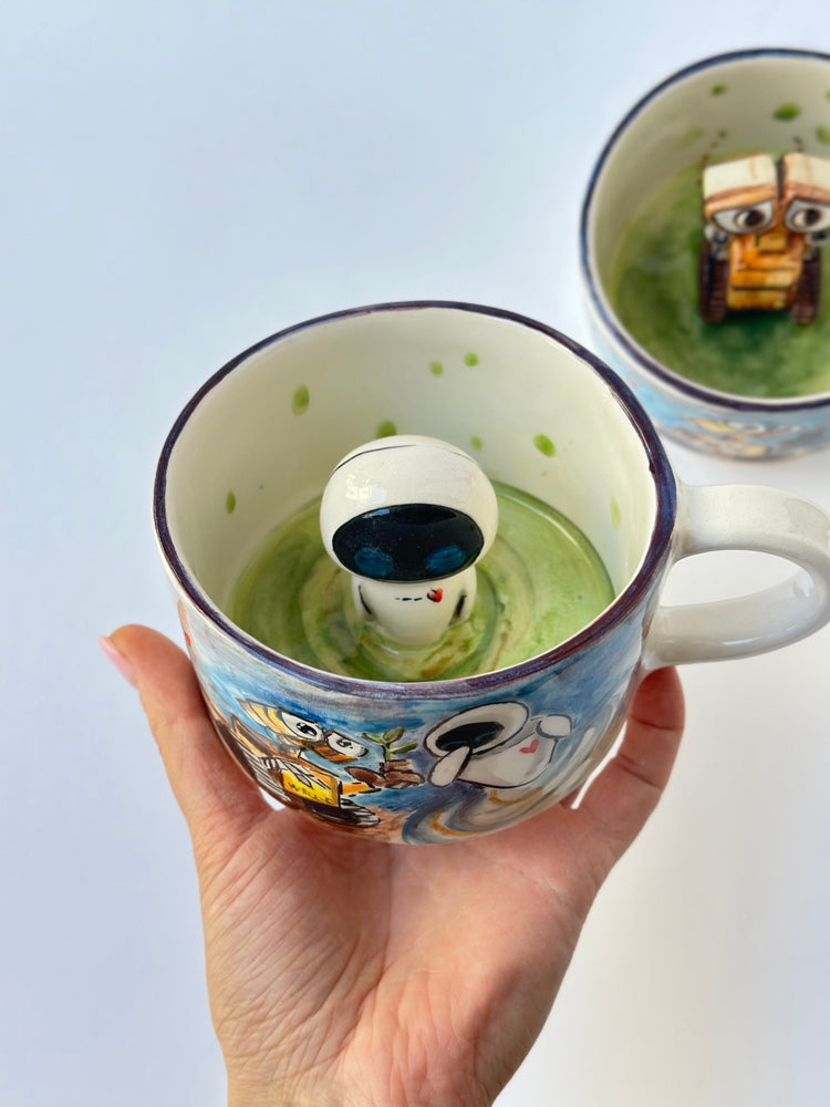 Couple handmade ceramic mugs