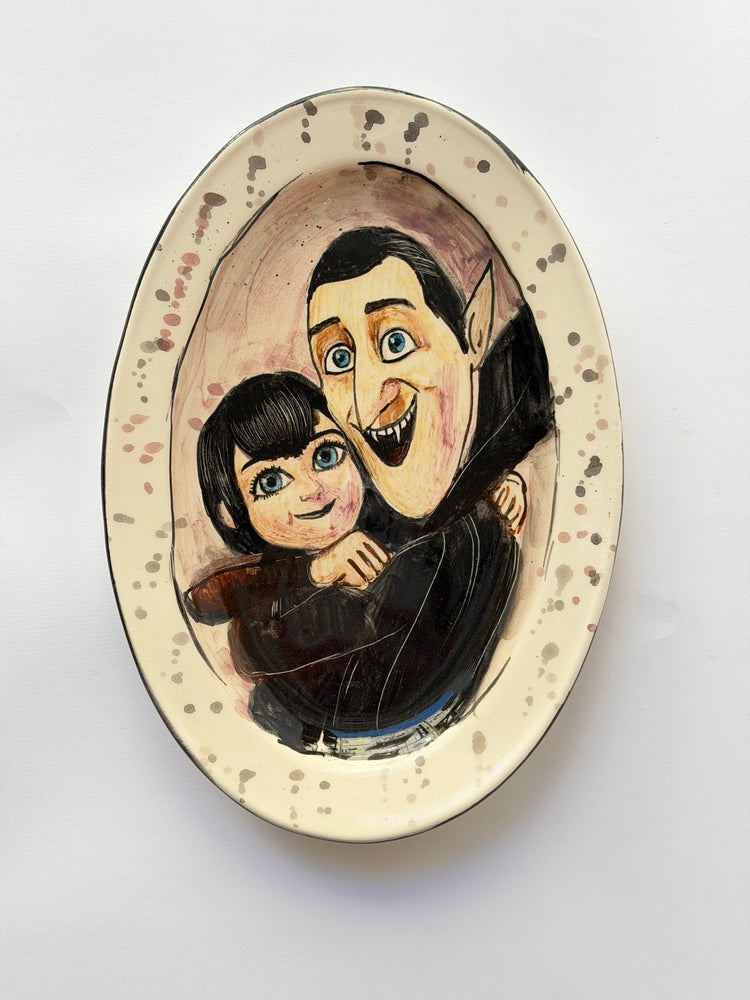 Handmade ceramic plate