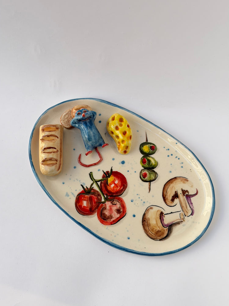 Little Chef handmade ceramic plate