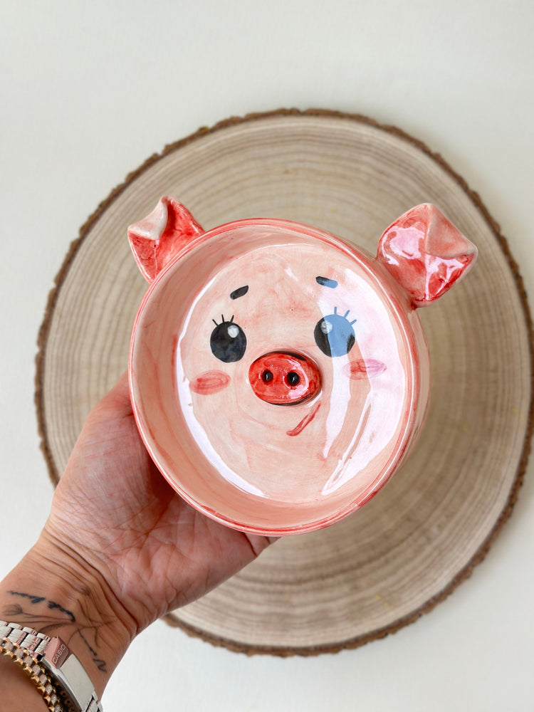 Pig handmade ashtray