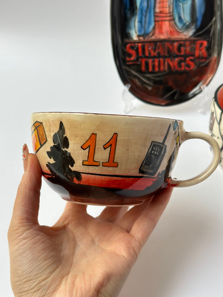 “Eleven” handmade mug