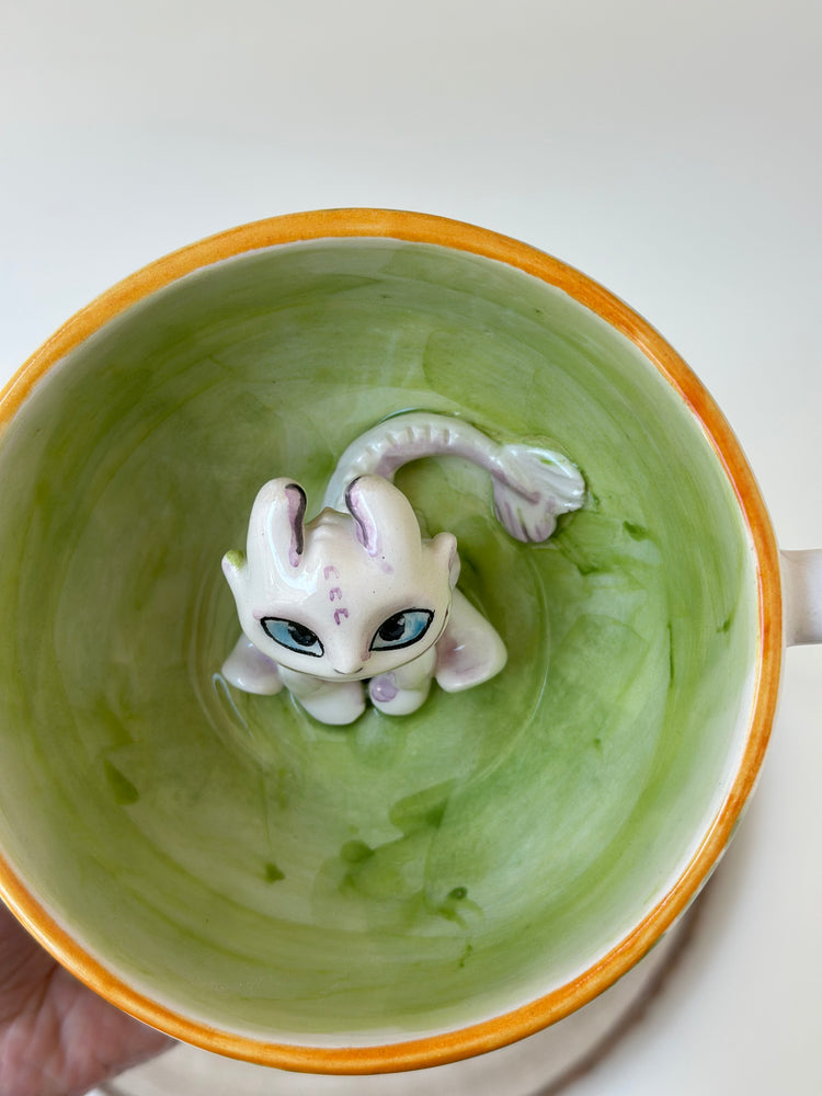 Dragon handmade ceramic mug