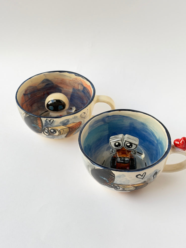 Couple handmade ceramic mugs