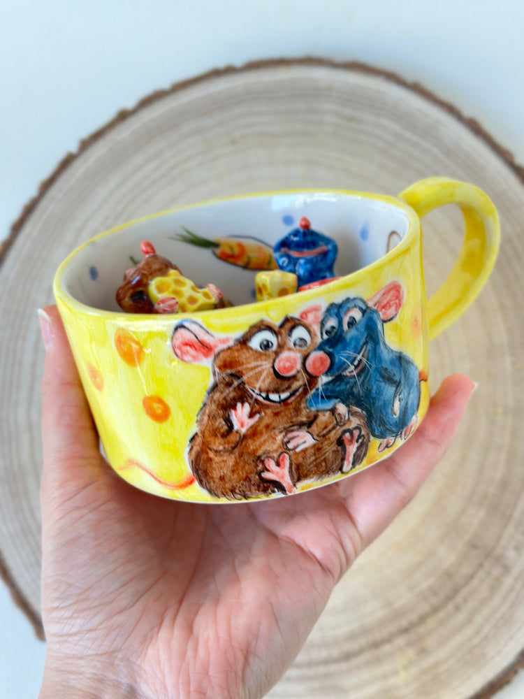 Little chef and Emily handmade mug