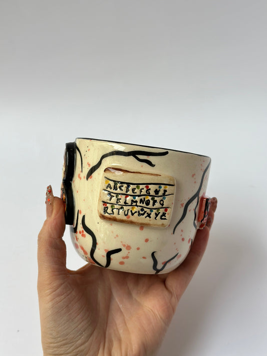 “Well” handmade mug