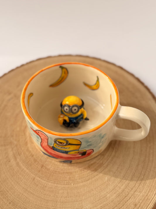 Banana handmade ceramic mug