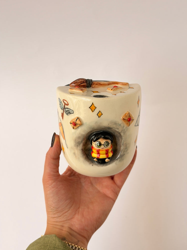 Harry handmade ceramic takeaway mug