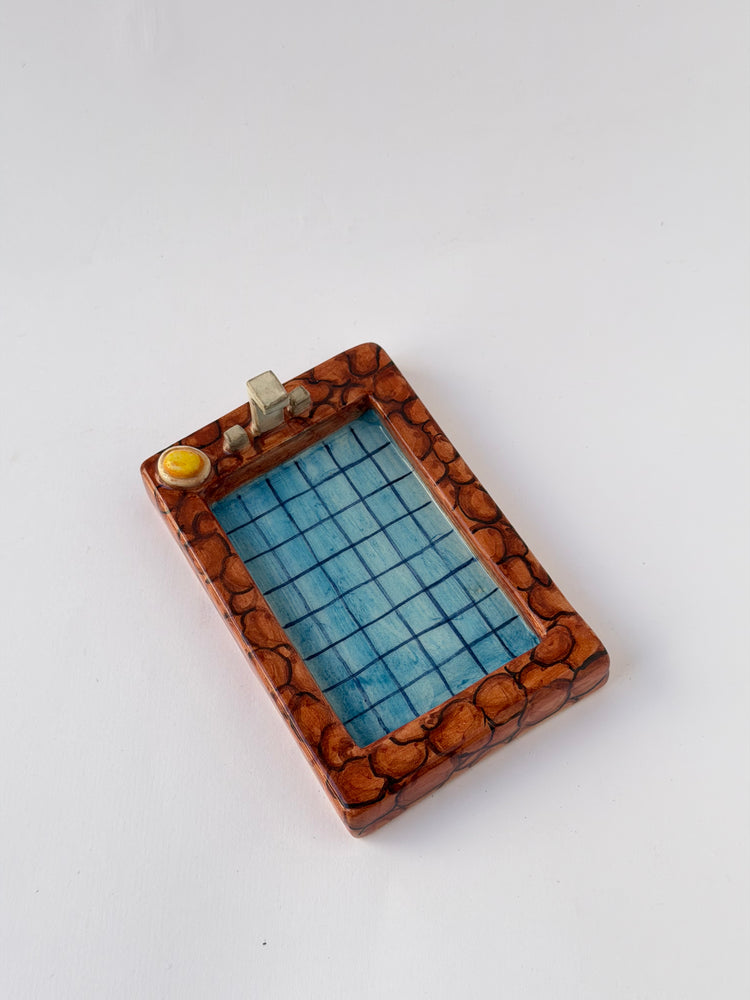 Handmade ceramic ashtray