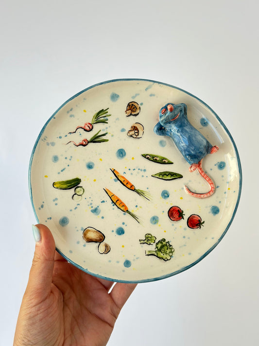 Little Chef handmade ceramic plate