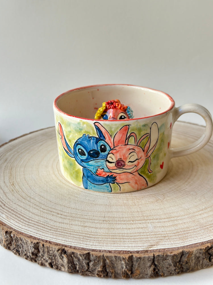Stitch handmade mug