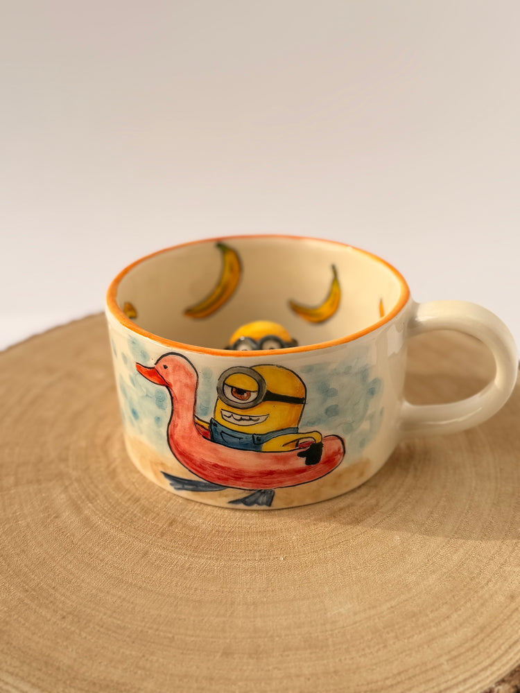 Banana handmade ceramic mug