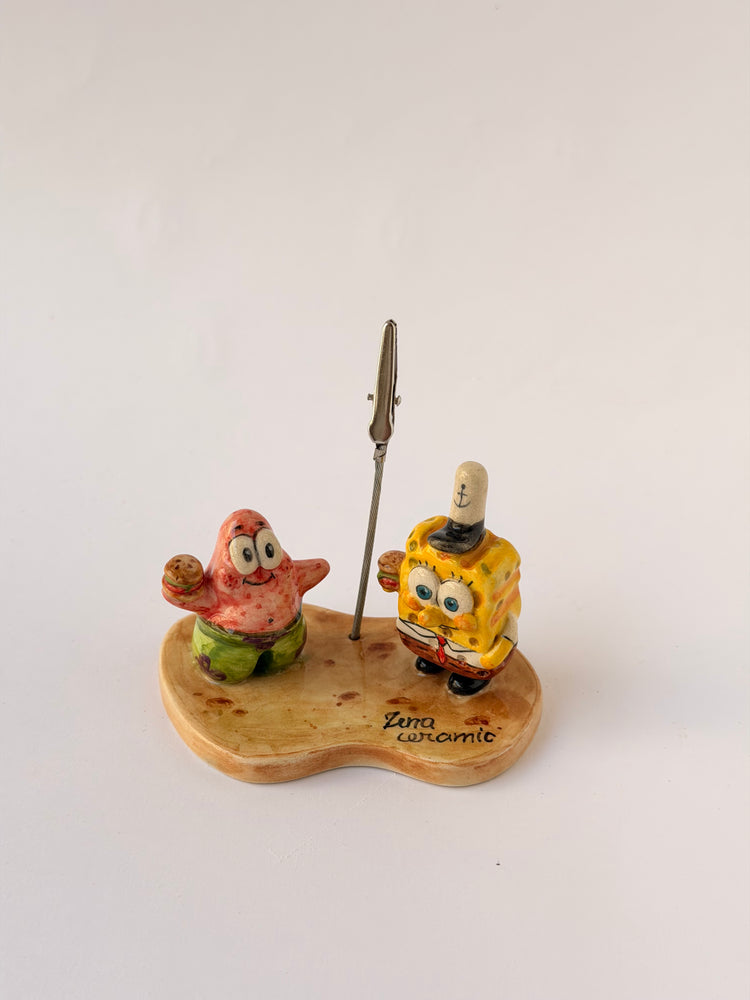 Sponge and Star handmade holder