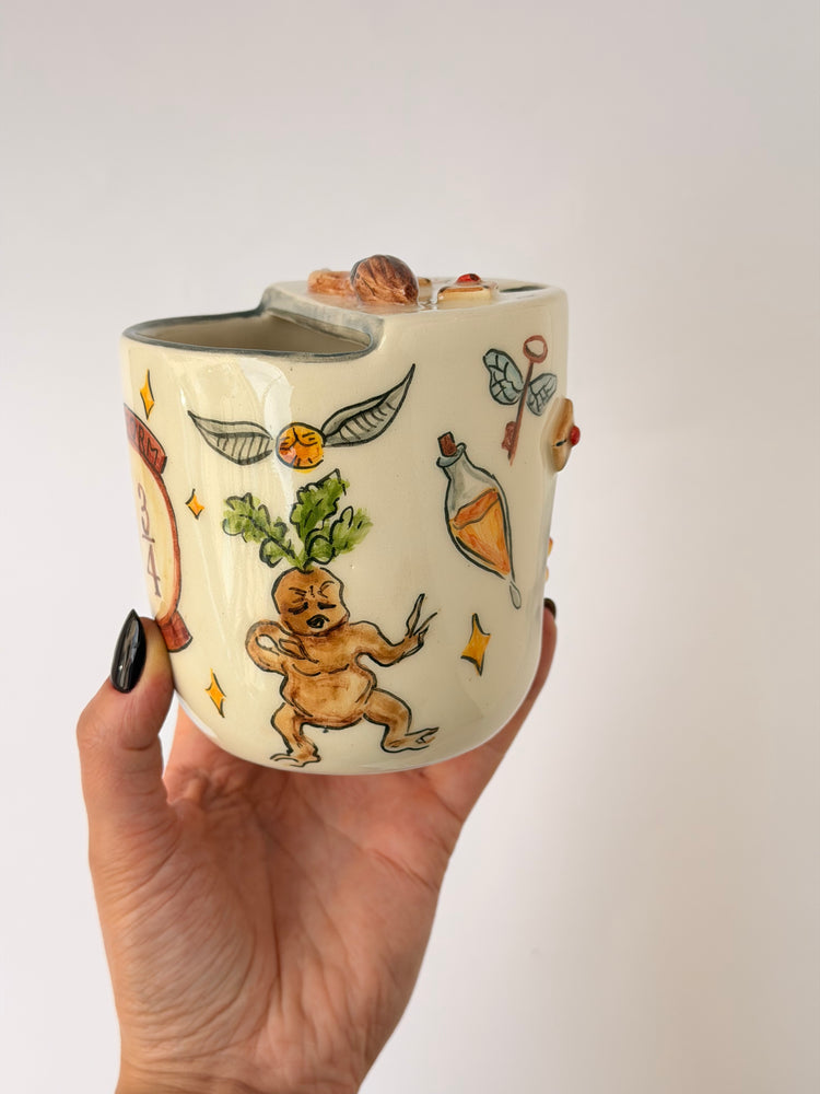Harry handmade ceramic takeaway mug