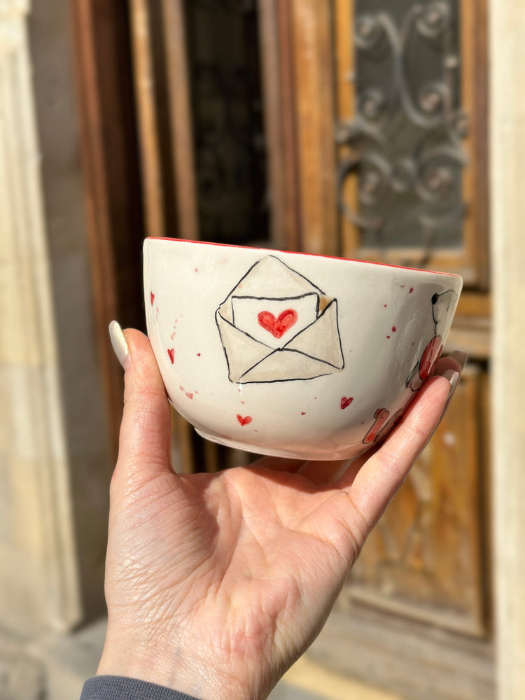 Love mug handmade