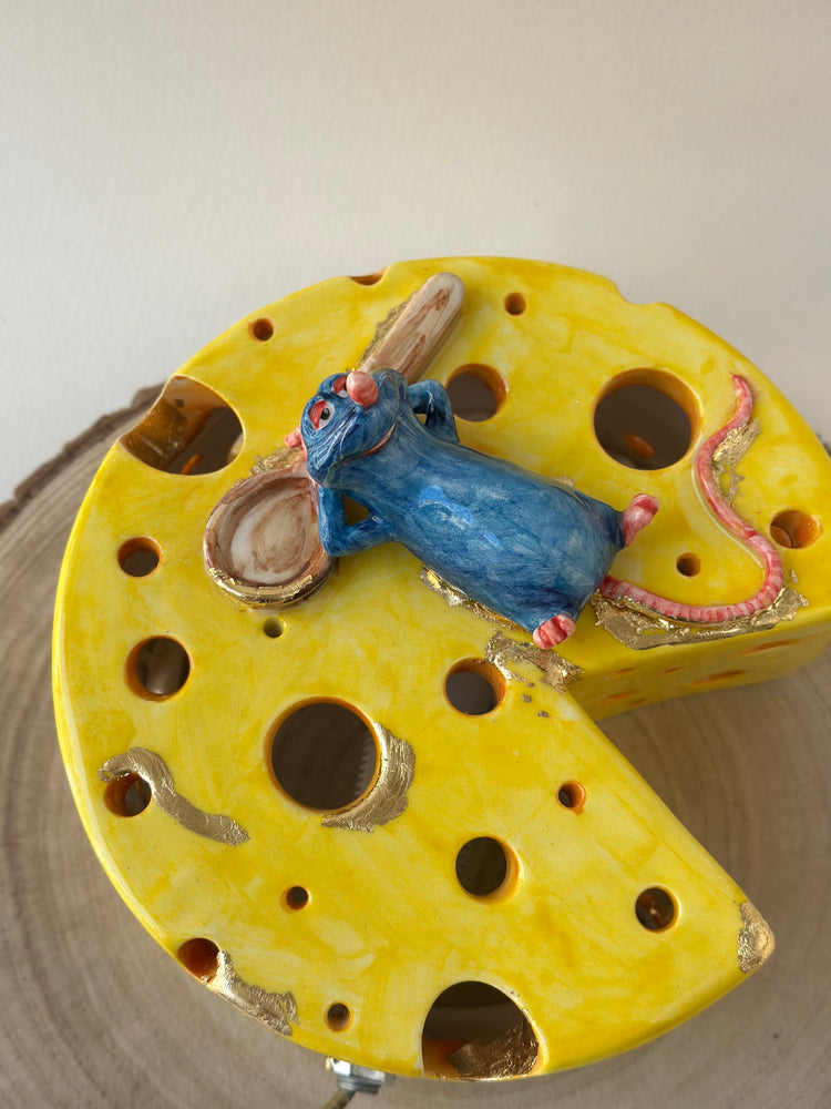 Little Chef ceramic handmade lamp