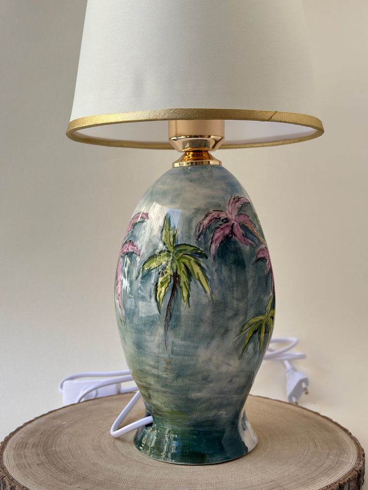 Nick and Judy handmade ceramic lamp