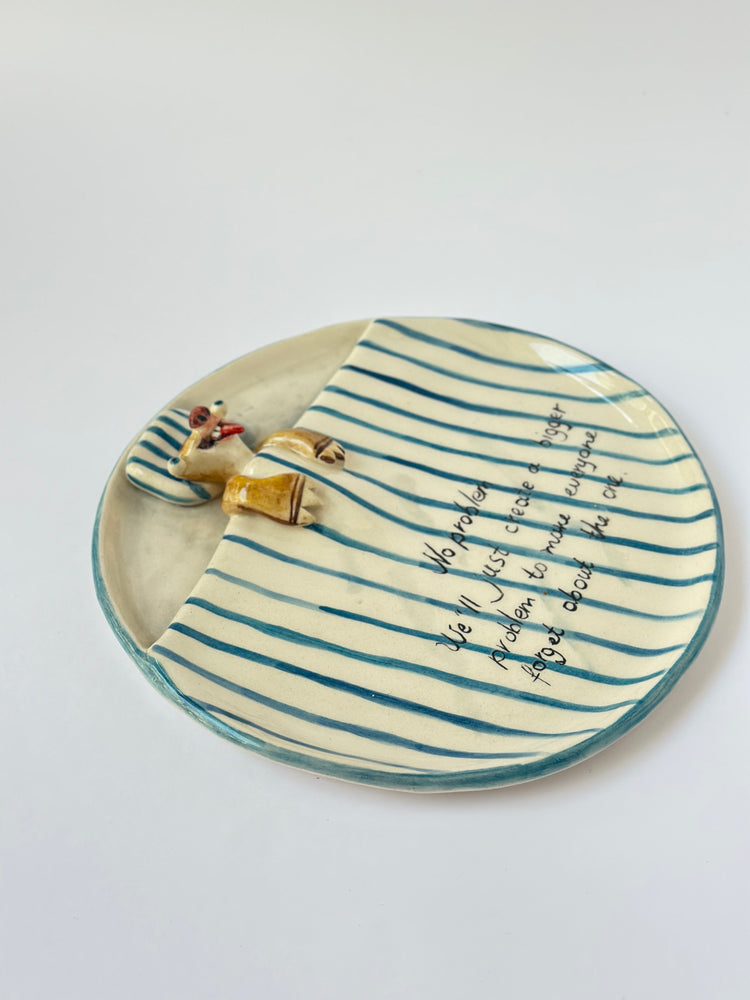 Sid handmade ceramic plate