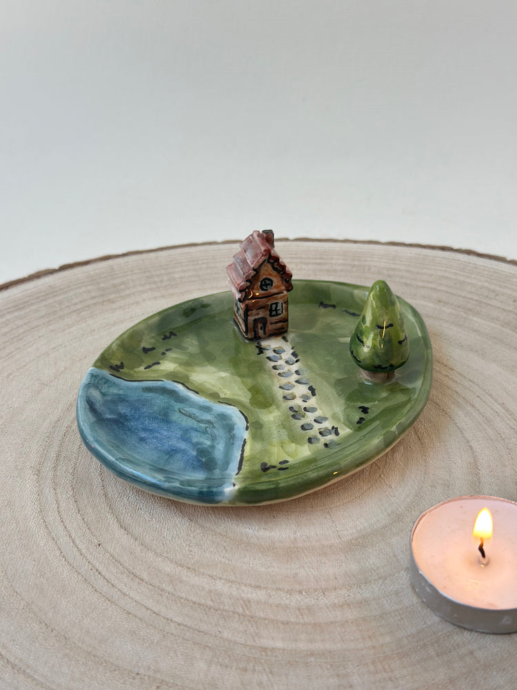Handmade candle holder