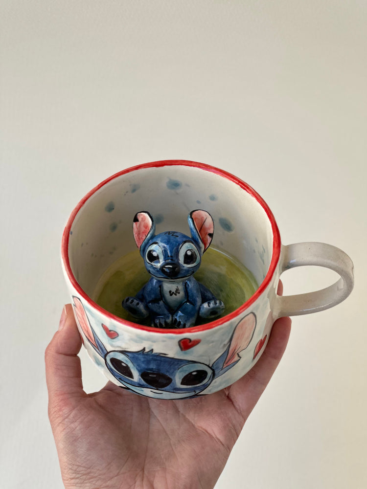 Stitch handmade mug
