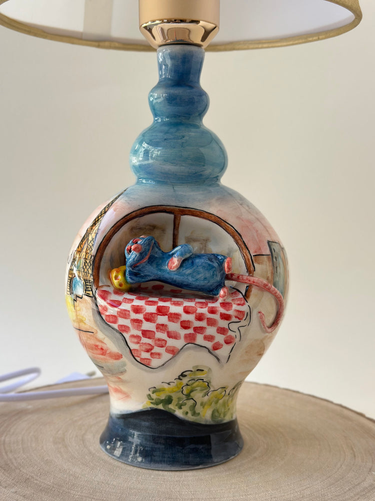 Little Chef handmade lamp ceramic