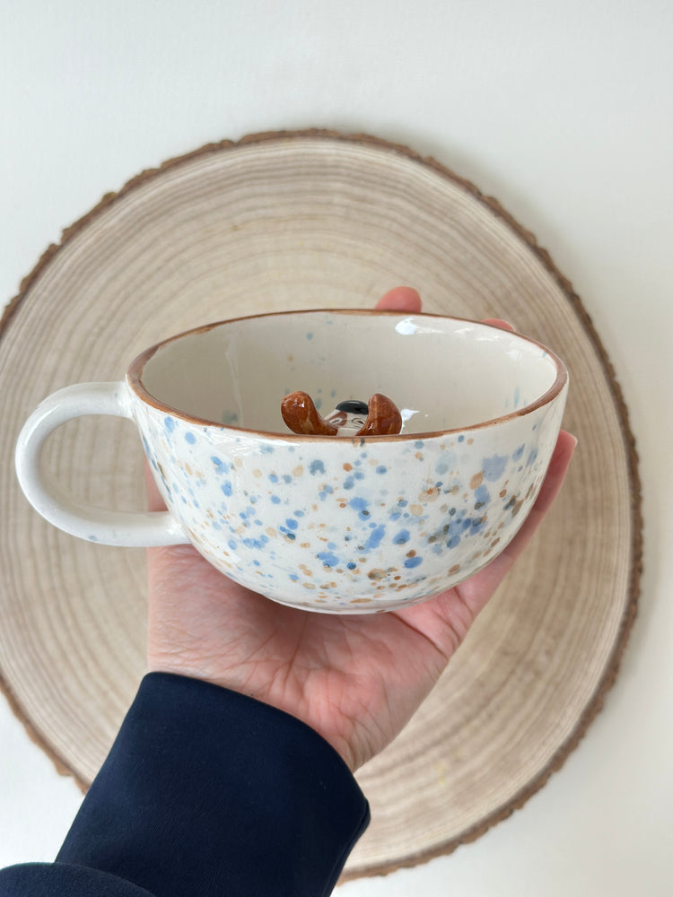Dog handmade mug