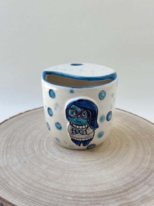 Sadness handmade takeaway mug