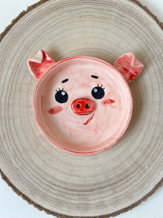 Pig handmade ashtray