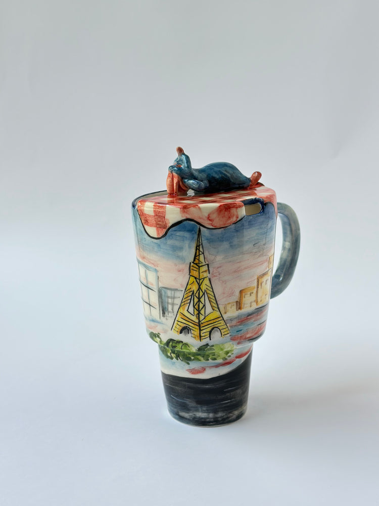 Little Chef takeaway handmade ceramic mug