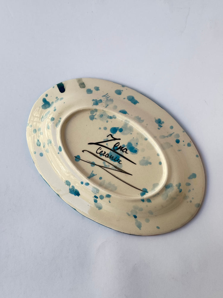 Little Chef handmade ceramic plate (small size)