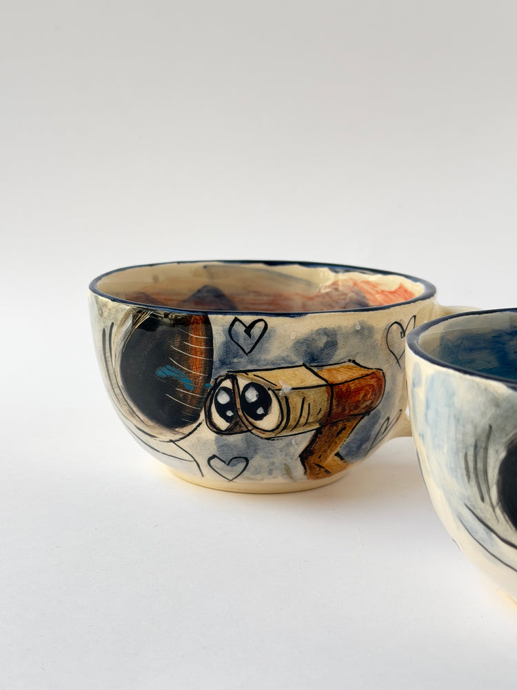 Couple handmade ceramic mugs