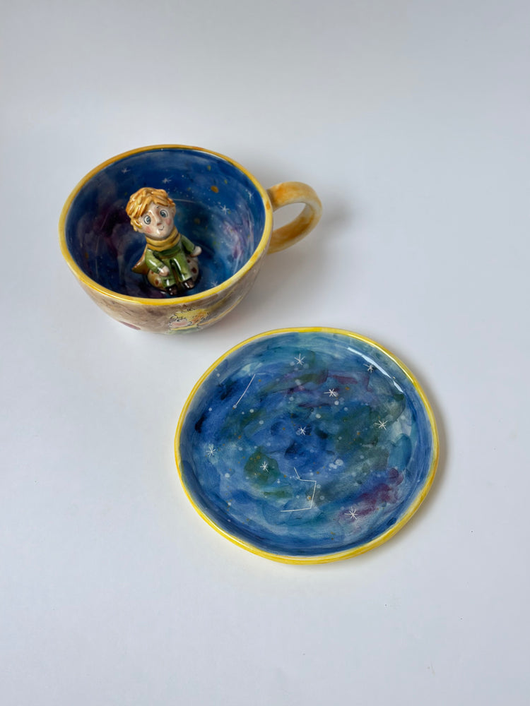 Little Prince handmade ceramic mug