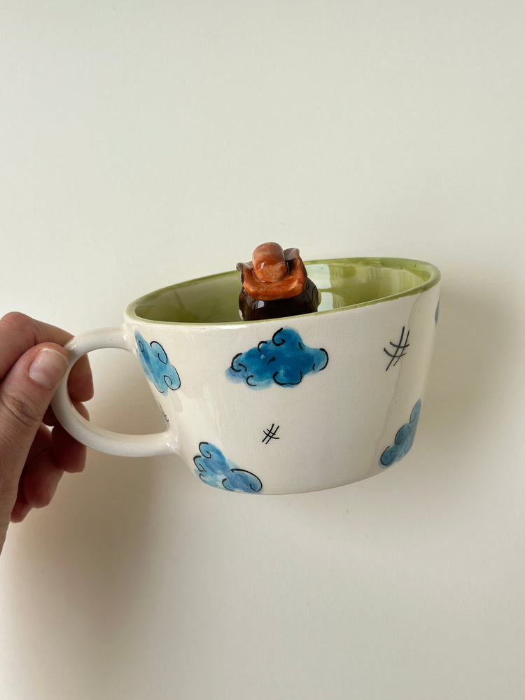 Cowboy handmade mug