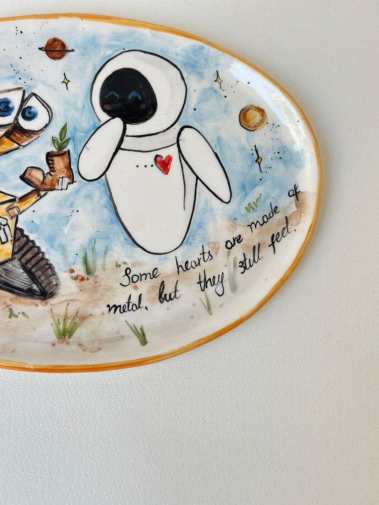 W-E handmade plate