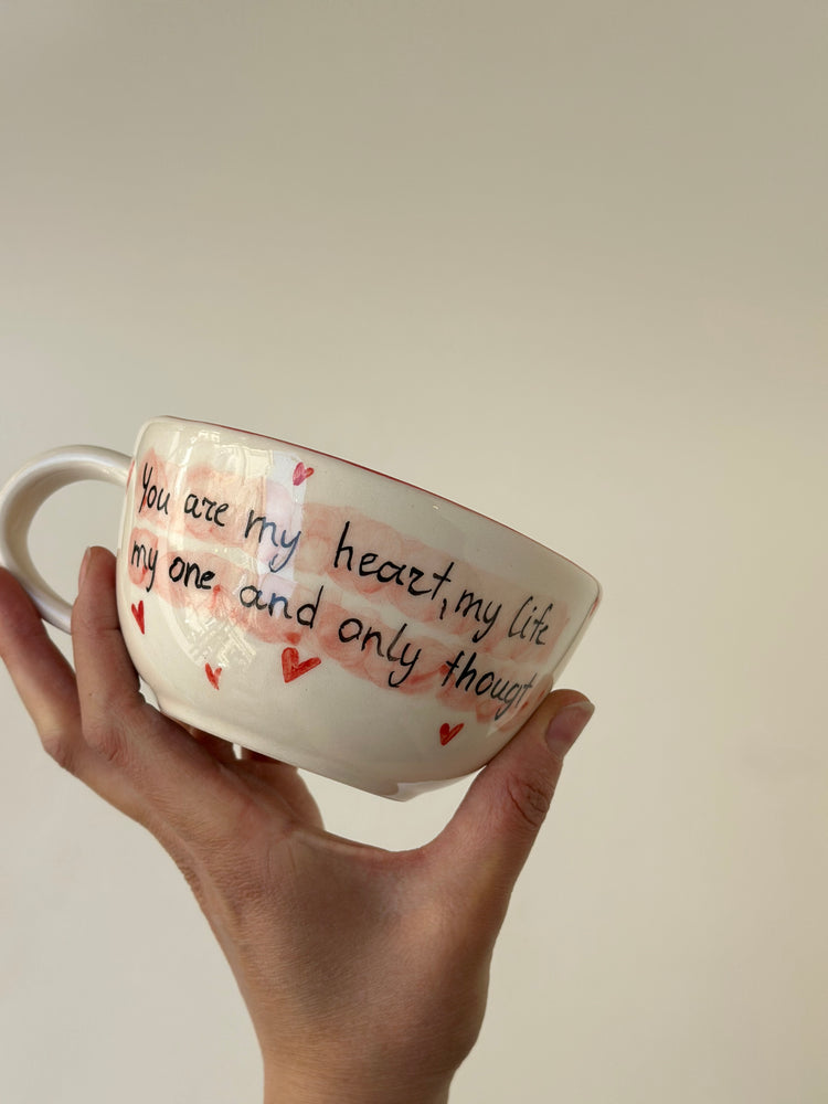 Teddy handmade ceramic mug