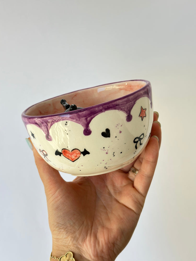 Cat handmade ceramic mug