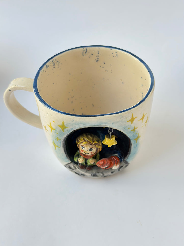 Little prince handmade mug
