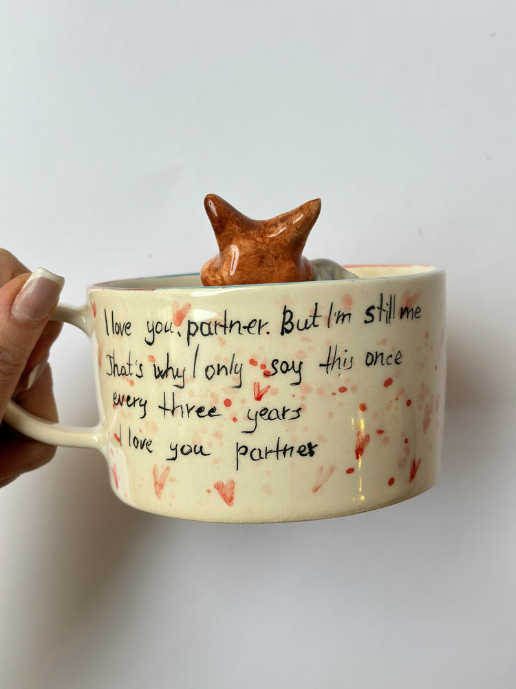 Nick and Judy handmade mug