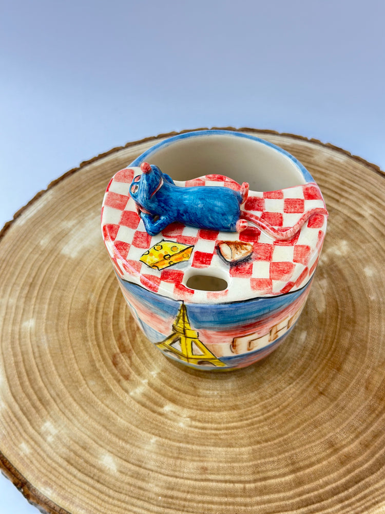 Little Chef handmade takeaway mug